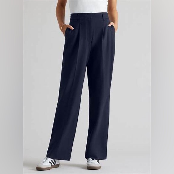 Rhone Commuter Pleated Trouser Womens 4 Stretch Performance Work Pant NWT Casual - Picture 2 of 8